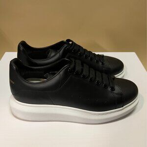Alexander McQueen | Women's Oversized Embossed Logo Leather Sneakers